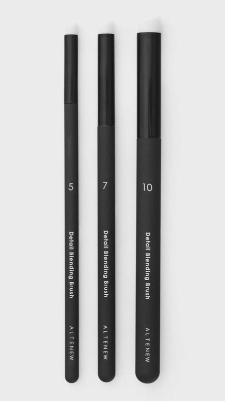 Detailed Blending Brush Set (Angled Bristles)