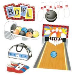 Jolee&#39;s Boutique Dimensional Stickers Bowling Alley