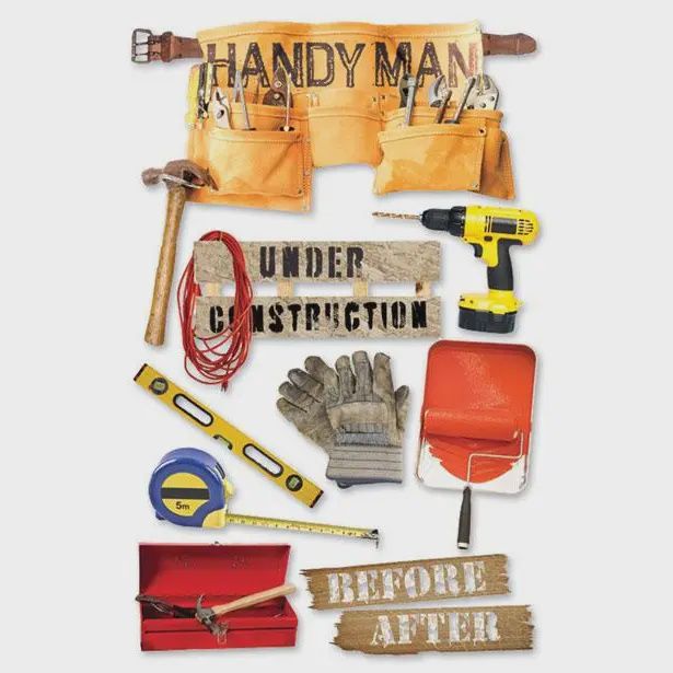 Handyman Dimensional Sticker