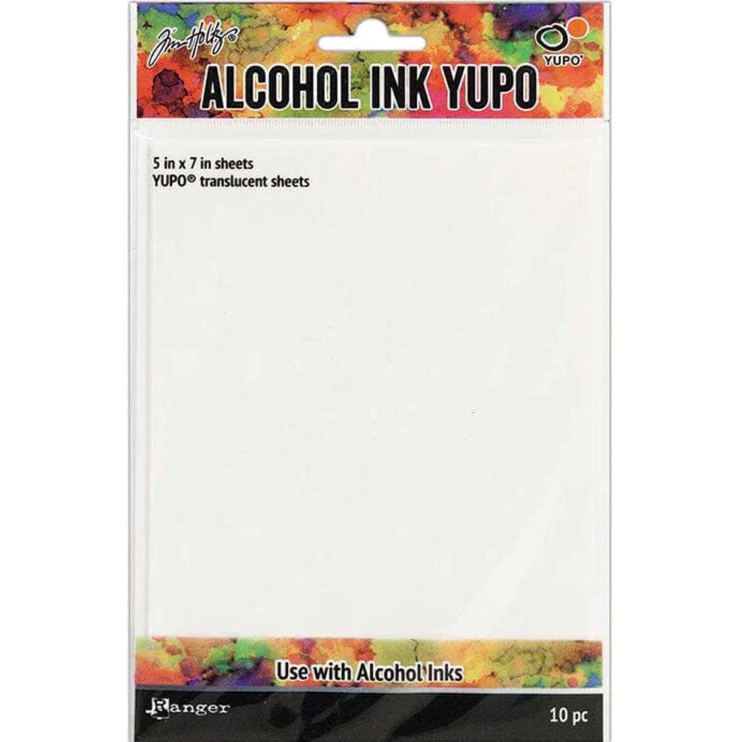 Tim Holtz Alcohol Ink Yupo Translucent Sheets 5x7