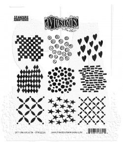 Dyan Reaveley&#39;s Dylusions Cling Mount Stamps: Get Your Rocks On