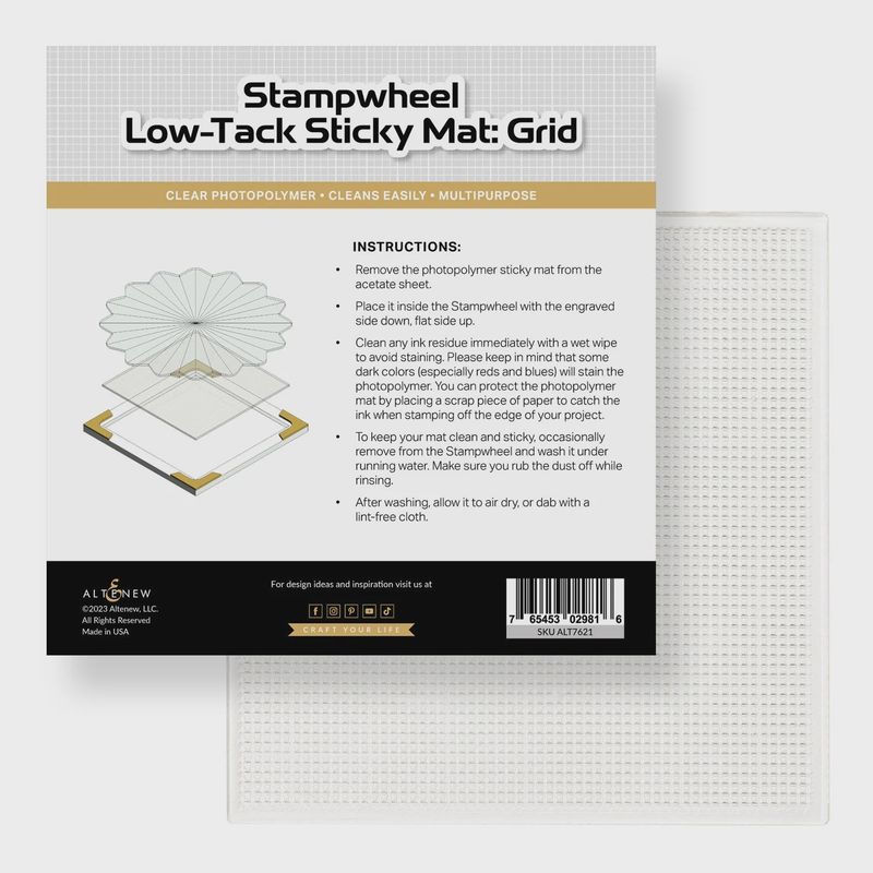 The Original Sticky Mat (Low Tack) - 7.5&quot; x 7.5&quot;