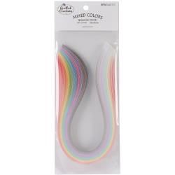 Quilled Creations Quilling Paper Mixed Colors .125&quot; 60/Pkg-Metallics (6 Colors)