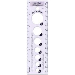 Quilled Creations Circle Sizer Ruler Tool 6&quot;