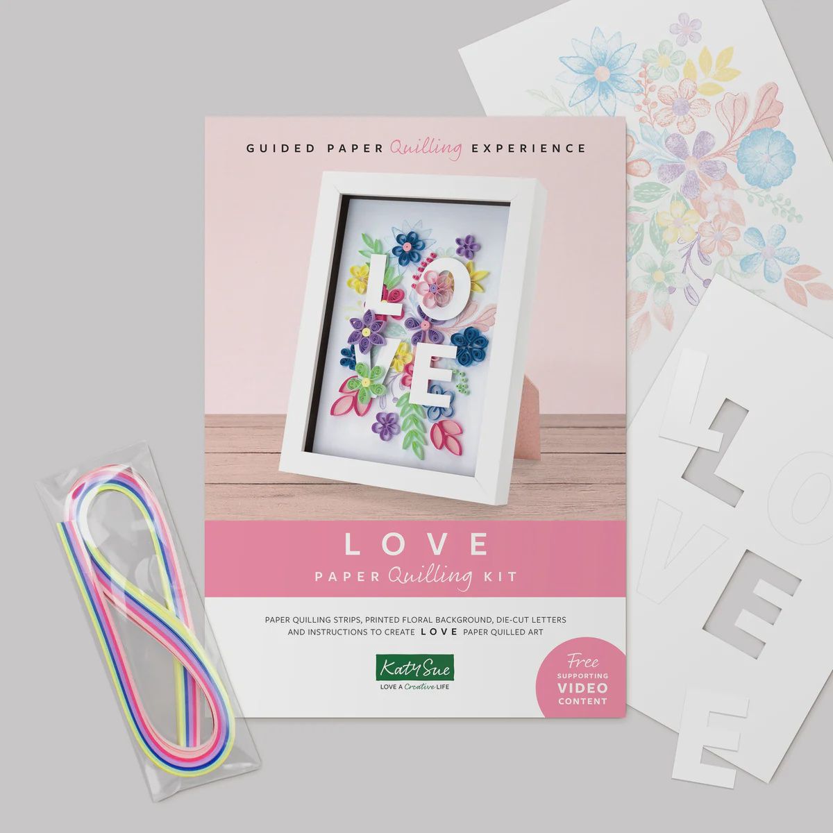 Katie Sue Love Paper Quilling Kit