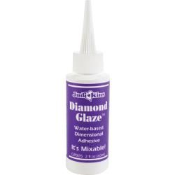Judikins Diamond Glaze Dimensional Adhesive 2oz Precision Tip