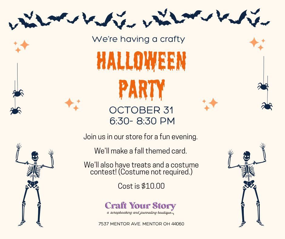 49. Crafty Halloween Party- October 31, 2025