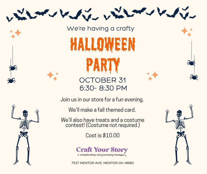 49. Crafty Halloween Party- October 31, 2025