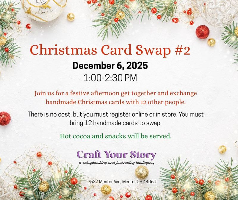 56. Christmas Card Swap 2- December 6, 2025