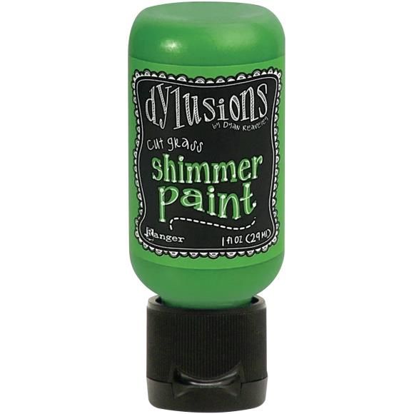 Dylusions Shimmer Paint 1oz Cut Grass