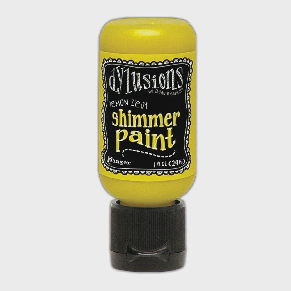 Dylusions Shimmer Paint 1oz Lemon Zest