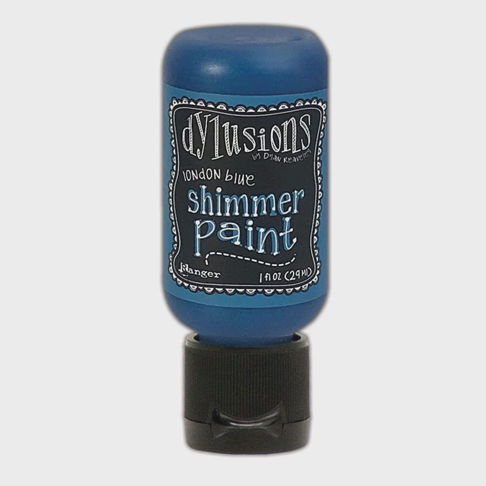 Dylusions Shimmer Paint 1oz London Blue