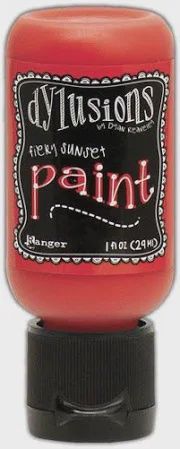Dylusions Acrylic Paint 1oz Fiery Sunset