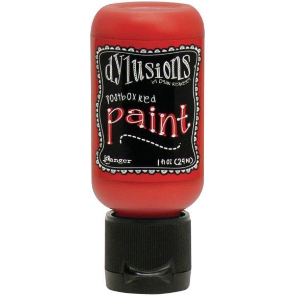 Dylusions Acrylic Paint 1oz Postbox Red