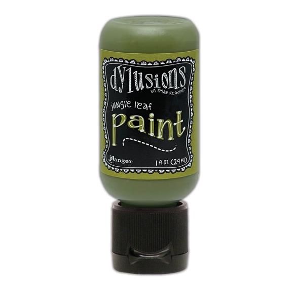 Dylusions Acrylic Paint 1oz Jungle Leaf