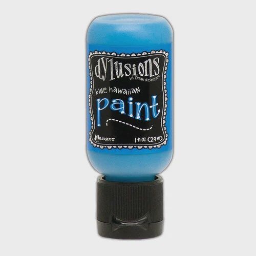 Dylusions Acrylic Paint 1oz Blue Hawaiian