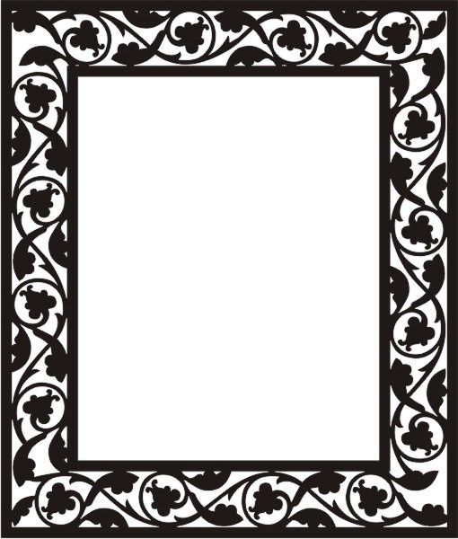 Elizabeth frames Set of 3 in Black