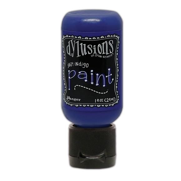 Dylusions Acrylic Paint 1oz Just Indigo