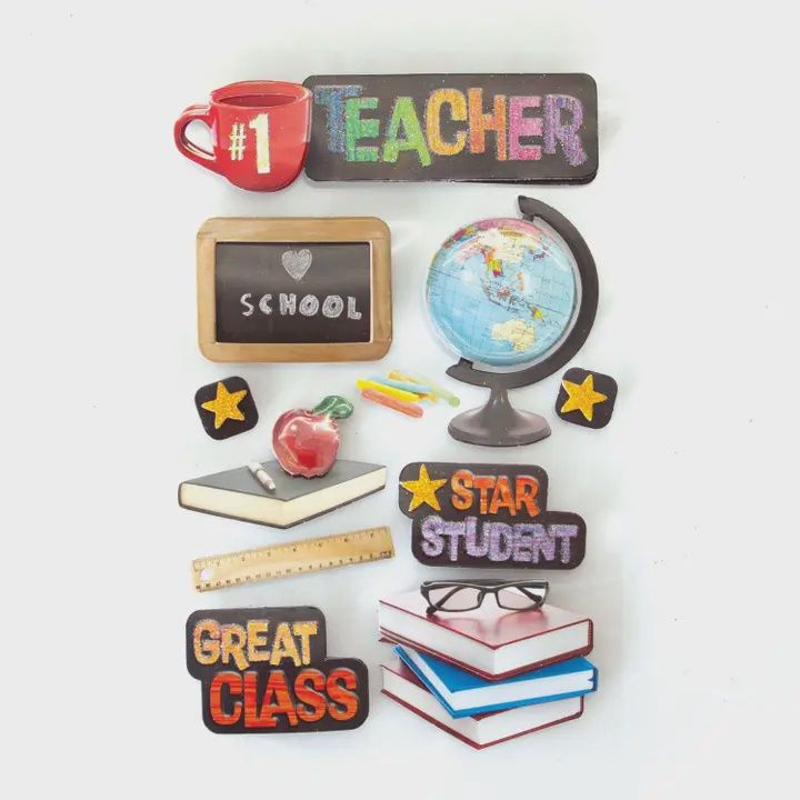Teacher 3D Sticker