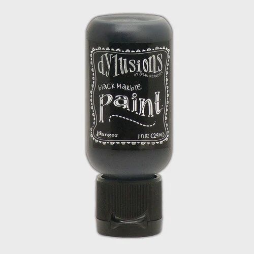 Dylusions Acrylic Paint 1oz Black Marble