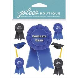 Jolee&#39;s Seasonal Stickers Graduation Caps &amp; Ribbons