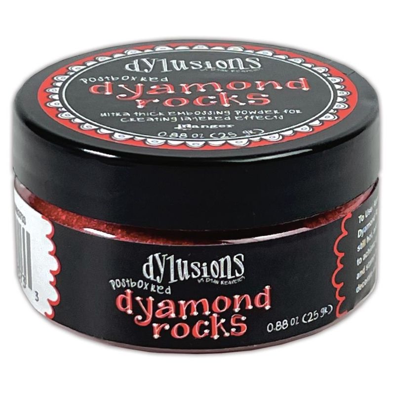 Dyan Reaveley Dylusions Dyamond Rocks Postbox Red