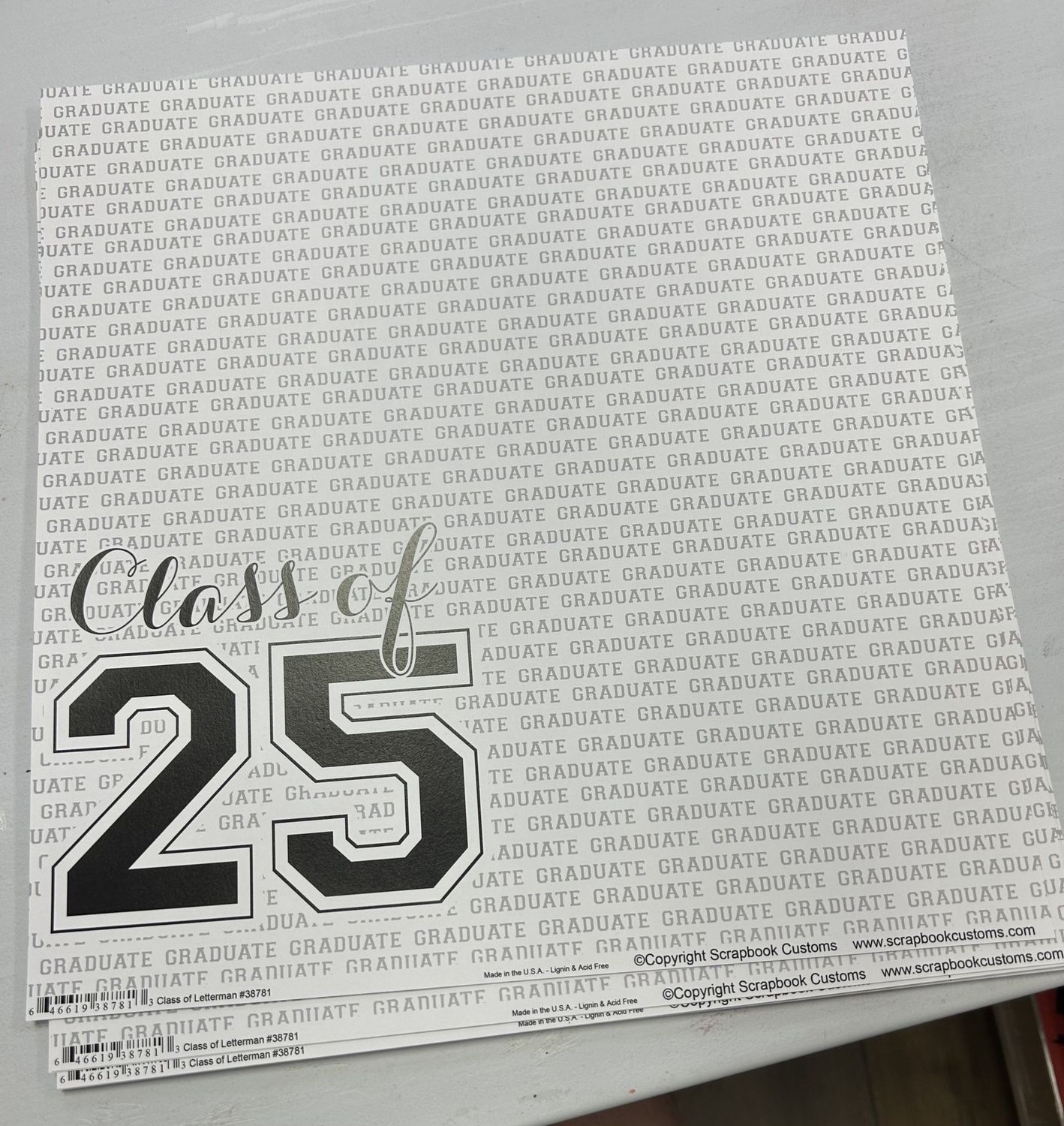 Class of 25 Letterman Paper