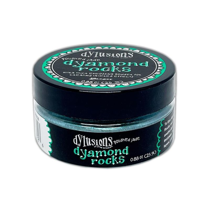 Dyan Reaveley Dylusions Dyamond Rocks Polished Jade