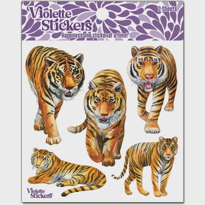 Golden Tigers Stickers