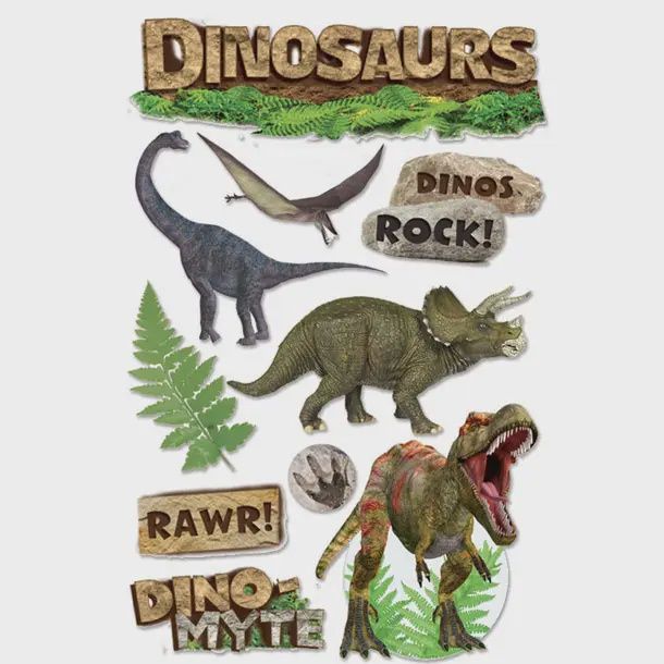 Dinosaurs Dimensional Sticker