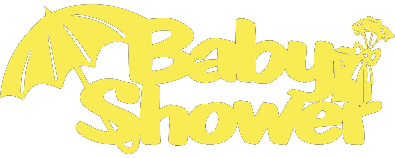 Baby Shower with Gift Bag - Lemon