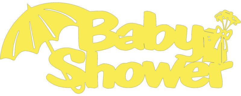 Baby Shower with Gift Bag - Lemon