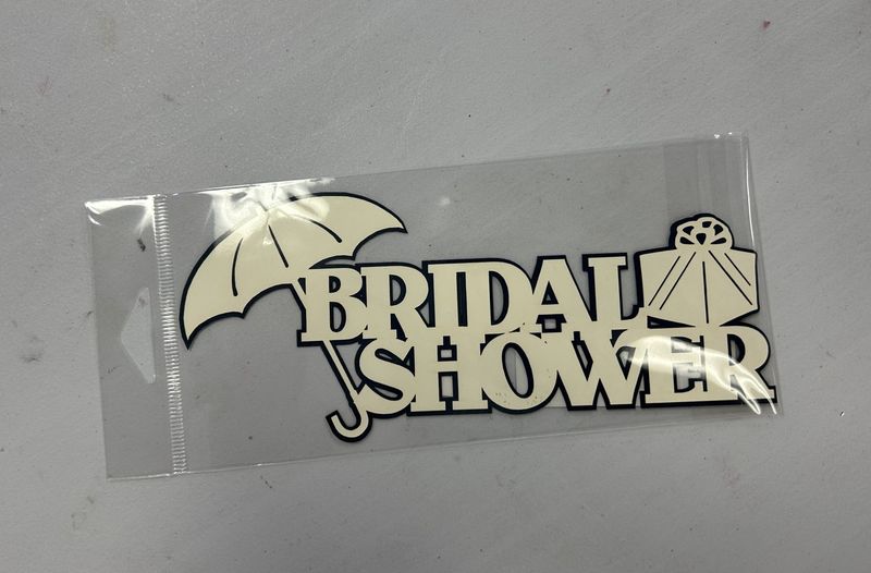 Bridal Shower (Cream on Navy Blue)