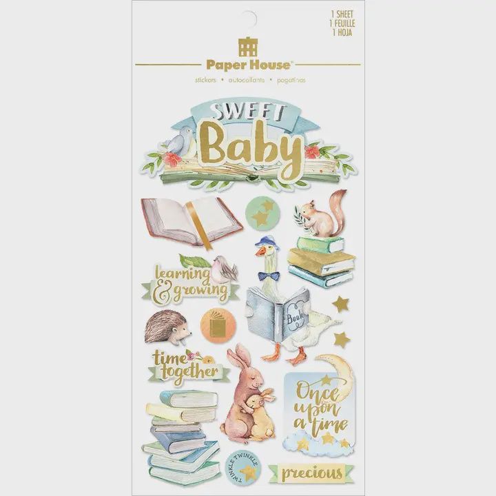3D Scrapbook Stickers - Sweet Baby