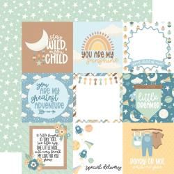 Our Baby Boy Double-Sided Cardstock 12&quot;X12&quot; 4&quot;X4&quot; Journaling Cards