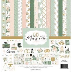 Echo Park Collection Kit 12&quot;X12&quot; Marry Me