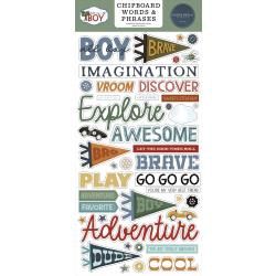 Carta Bella Chipboard 6&quot;X13&quot; Words &amp; Phrases, That&#39;s My Boy