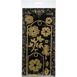 Graphic 45 Staples Dies Large Tag, ATC Tag &amp; Flower