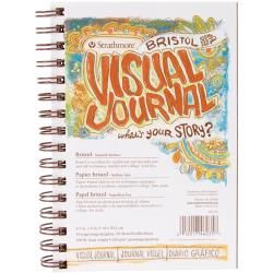 Strathmore Visual Journal Bristol Smooth 5.5&quot;X8&quot; 28 Sheets