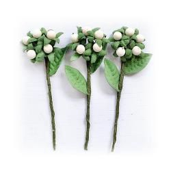 Little Birdie Berry Branch 3/Pkg Shabby Chic