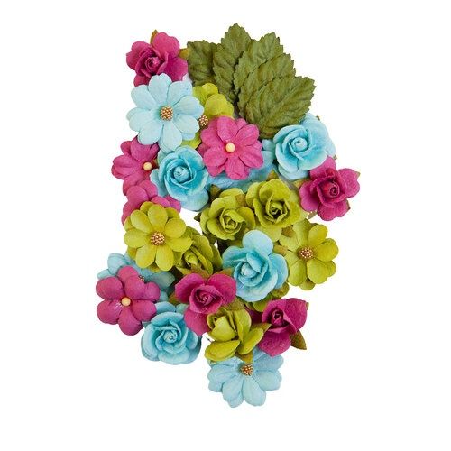 Prima - Postcards From Paradise Collection - Flower Embellishments - Aloha