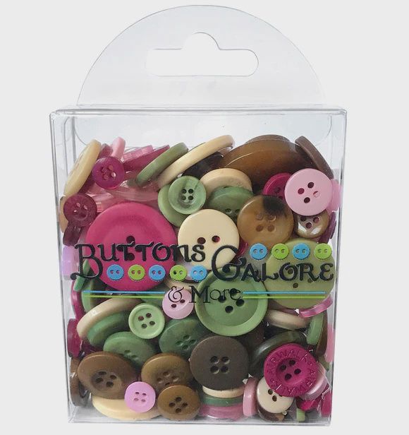 Rose Garden Button Mix