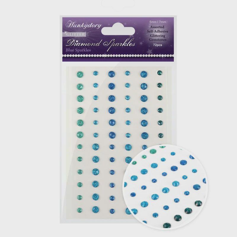 Diamond Sparkles Glitter Gemstones Blue Sparkles