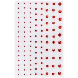 Spellbinders Color Essentials Gems 108/Pkg Red Mix