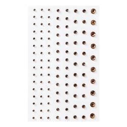 Spellbinders Color Essentials Gems 108/Pkg Smoky Topaz