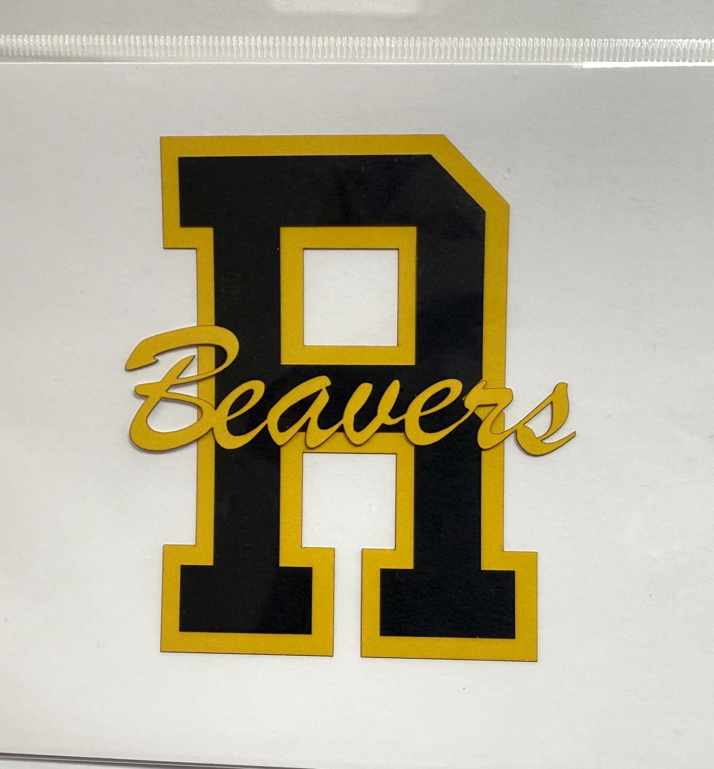 Riverside Beavers Jumbo Script Laser Cut