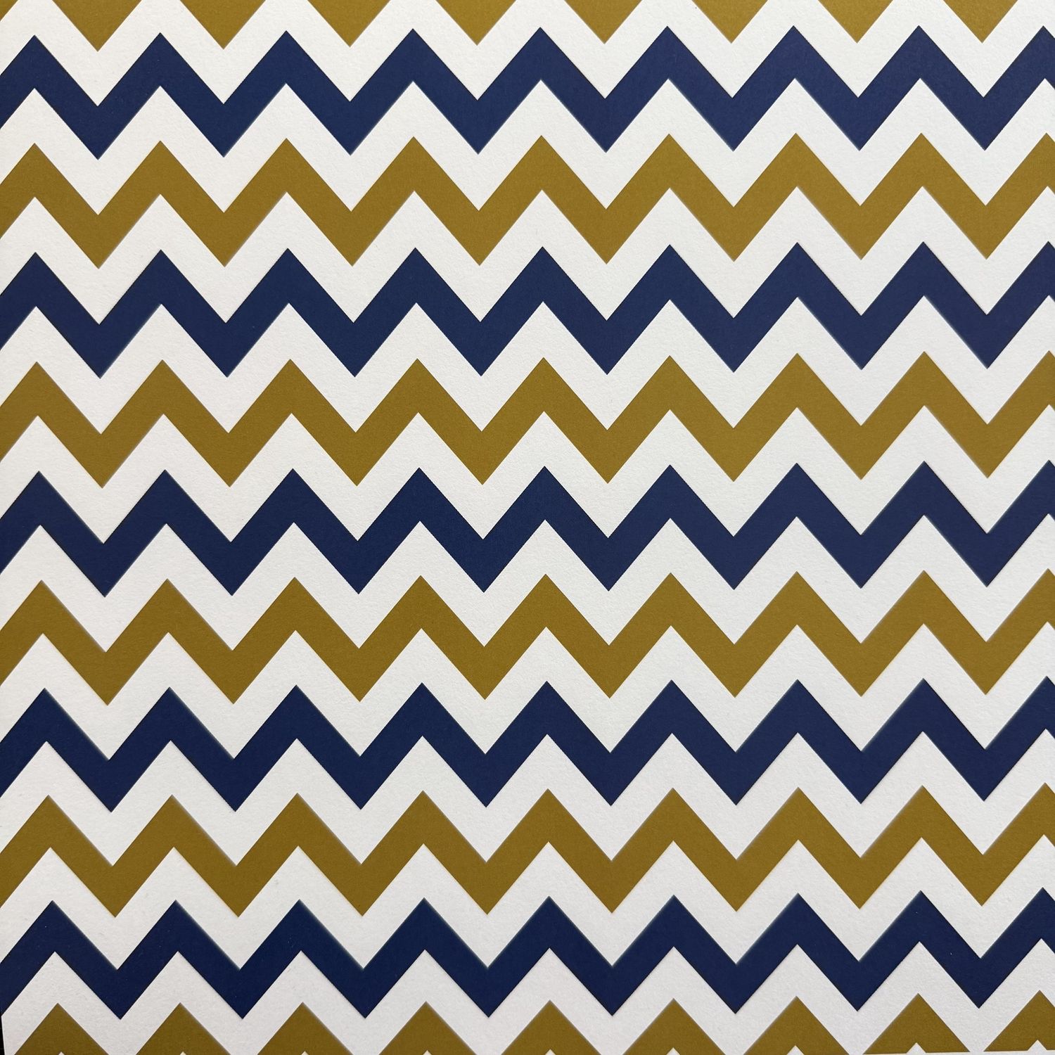 Kirtland/Wickliffe Chevron Initial 12x12 Paper