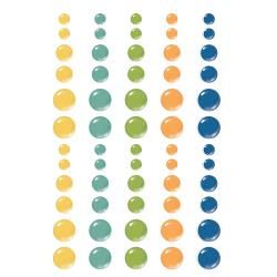Happy Travels Enamel Dots 60/Pkg