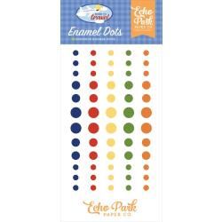 Echo Park Adhesive Enamel Dots Born To Travel