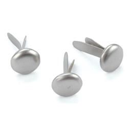 Creative Impressions Metal Paper Fasteners 7mm 50/Pkg Round - Pewter